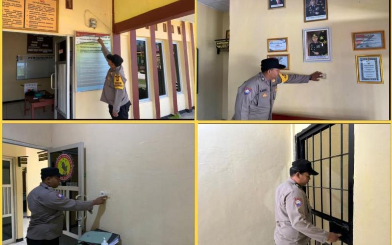 Secara Rutin, Personel Polsek Jajaran Polres Kaur Cek Instalsi Listrik Mako