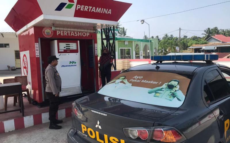 Berikan Pengawasan Kamtibmas, Polres Kaur Selatan Patroli di Objek Vital