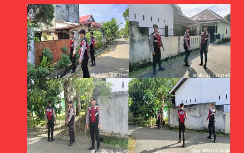 Cegah Kejahatan 3C dan Tindak Kriminalitas, Sat Samapta Polres Bengkulu Selatan Patroli Presisi   