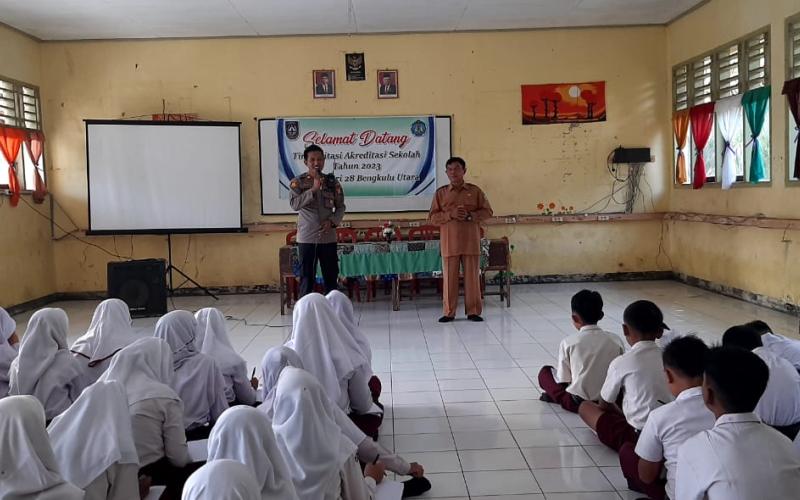 Kapolsek Padang Jaya, Sosialisasi  Kepada Siswa-Siwi SMPN 28 Bengkulu Utara