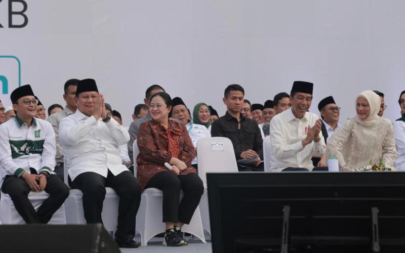 Jokowi Sapa Prabowo, Teriakan Presiden Menggema dari Kader PKB 