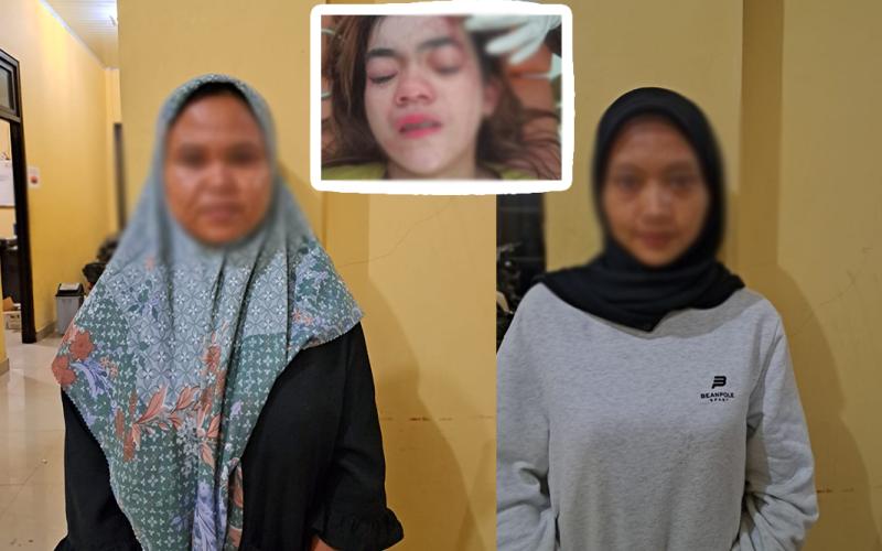 Aniaya Ibu Muda, 2 Wanita ini Ditetapkan Tersangka dan Ditahan Polisi