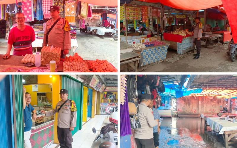 Pulsubsektor Pasar Minggu Sambang Kamtibmas Bersama Pedagang
