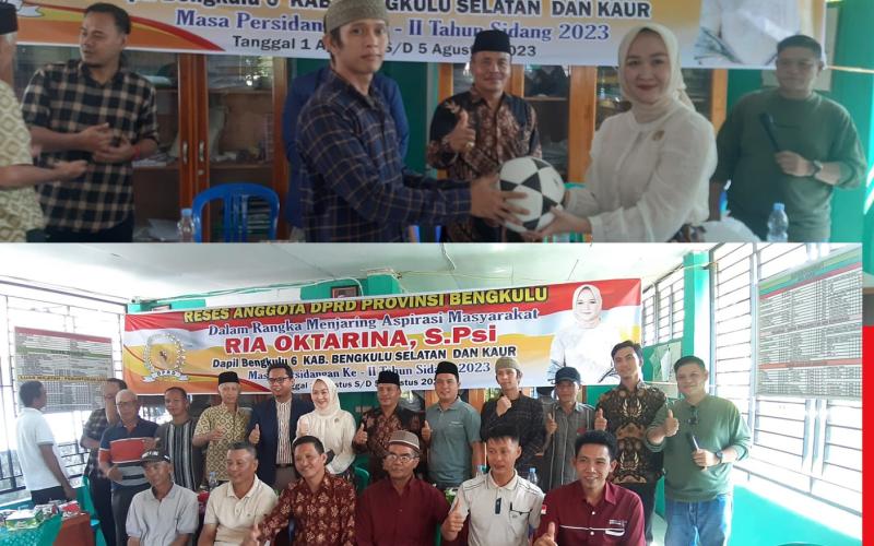 Reses, Ria Oktarina Jaring Aspirasi Warga di 3 Desa dan Salurkan Bantuan