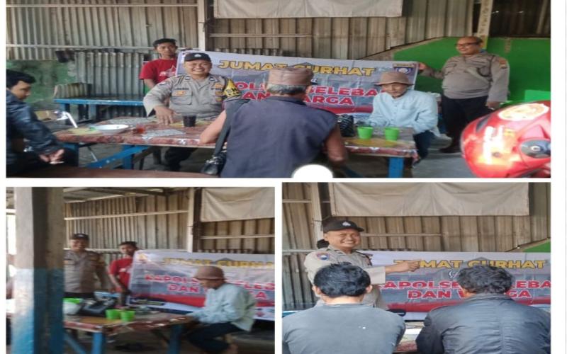 Jumat Curhat, Polsek Selebar Dengarkan Keluhan Masayarakat Terkait Kamtibmas 