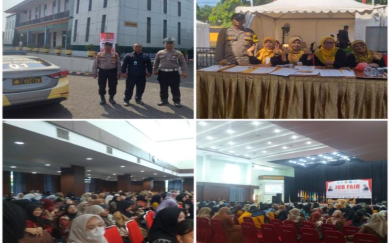 Personel Polsek Gading Cempaka, Monitoring Kegiatan JOB Fair Poltekes Kemenkes 