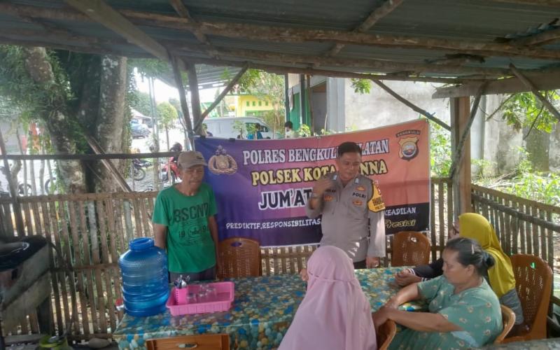 Kapolsek Kota Manna Dengarkan Curhatan Warga Binaan