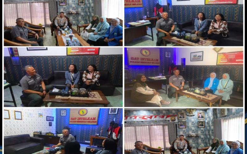 Jalin Sinergitas, Kapolres Bengkulu Selatan Terima Kunjungan Ketua PMII dan Ketua Pemuda Katholik 