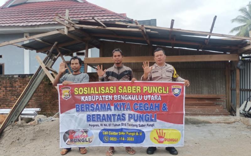 Soialisasi Saber Pungli, Polsek Giri Mulya Ajak Warga Berantas Pungli 