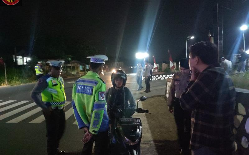 Antisipasi Gangguan Kamtibmas, Polres Bengkulu Tengah Gelar Patroli KRYD 