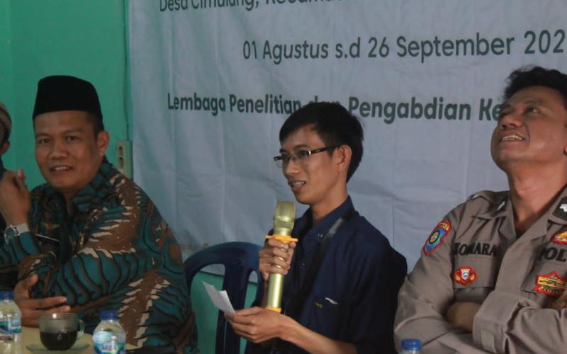 Membuka KKN, Kaprodi Akuntansi Ajak Masyarakat Kuliahkan Anaknya di UNUSIA