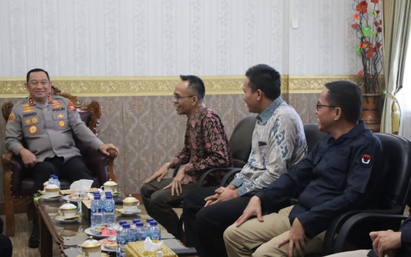 Sukseskan Pemilu 2024, Kapolda Bengkulu Terima Audiensi KPU Provinsi Bengkulu