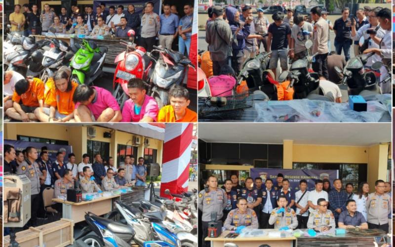 Ops Musang Nala II 2023, 42 Tersangka Diamankan Polresta Bengkulu