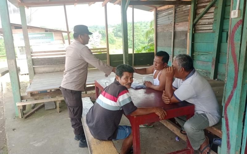 Jalin Kedekatan dengan Masyarakat Bhabin Rutin Laksanakan Sambang 
