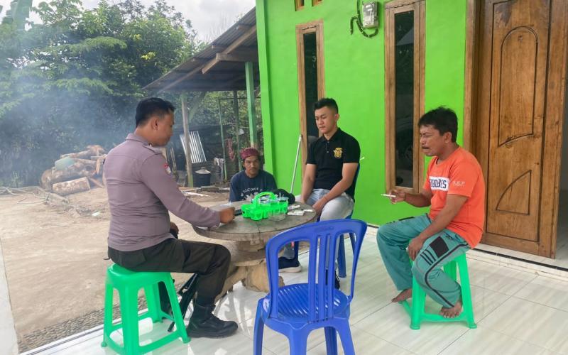Patroli KRYD, Polsek Muara Sahung Lakukan Pengecekan Keamanan di Seputaran Wilayah Hukum 