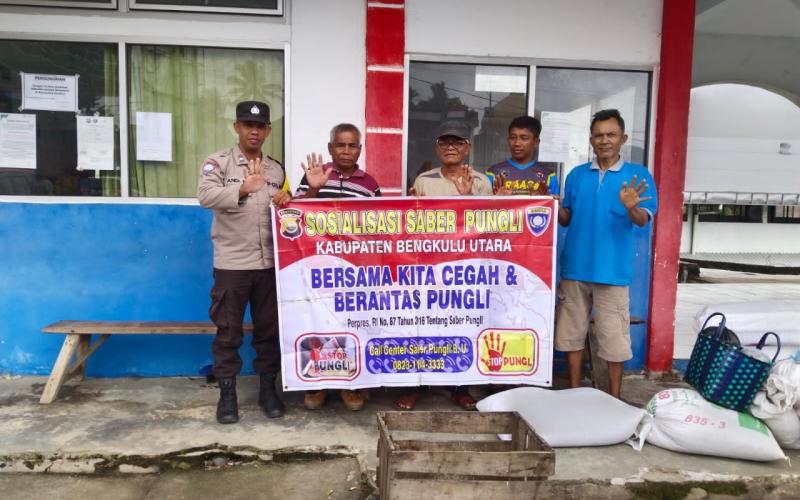 Cegah Pungutan Liar, Polsek Ketahun Gelar Sosialisasi Saber Pungli Bersama Warga