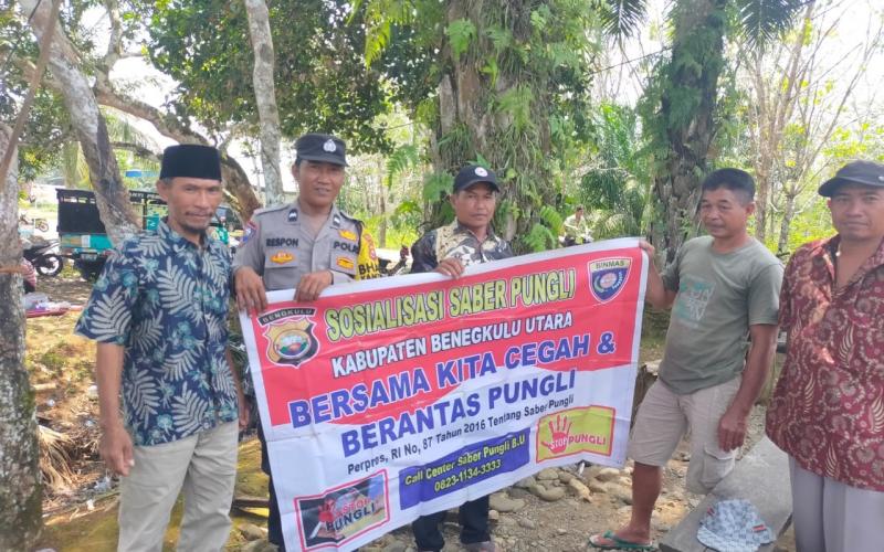 Bhabinkamtibmas Gelar Sosialisasi Saber Pungli Bersama Warga Binaannya