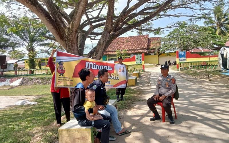 Minggu Kasih di SMAN 05, Personel Polsek Maje Sampaiakn Imbauan Kamtibmas