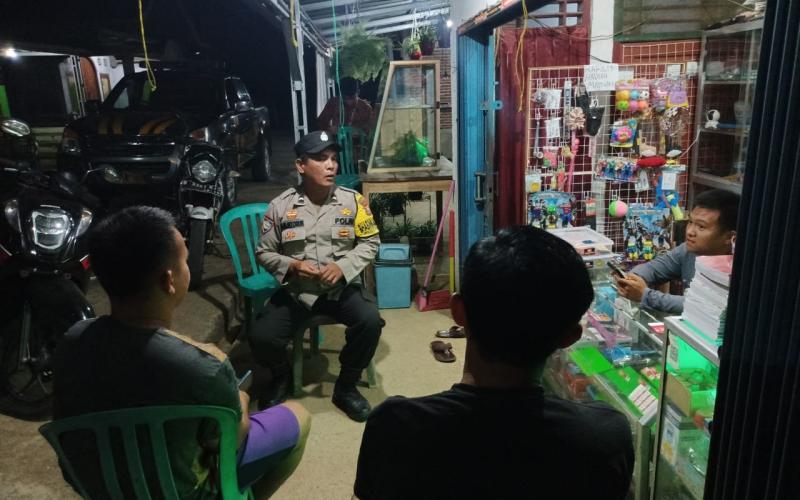 Patroli KRYD, Polsek Muara Sahung Pantau Situasi Seputaran Wilayah Hukum 