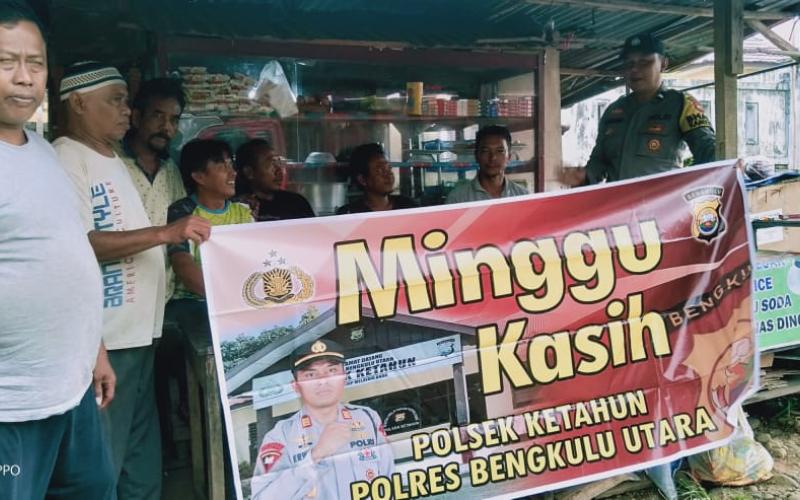Lewat Program Minggu Kasih, Polsek Ketahun Tampung Aspirasi Warga