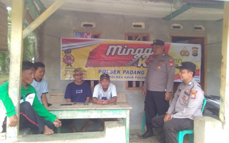 Gali Informasi Kamtibmas dari Masyarakat, Polsek Padang Guci Hulu Gelar Minggu Kasih 