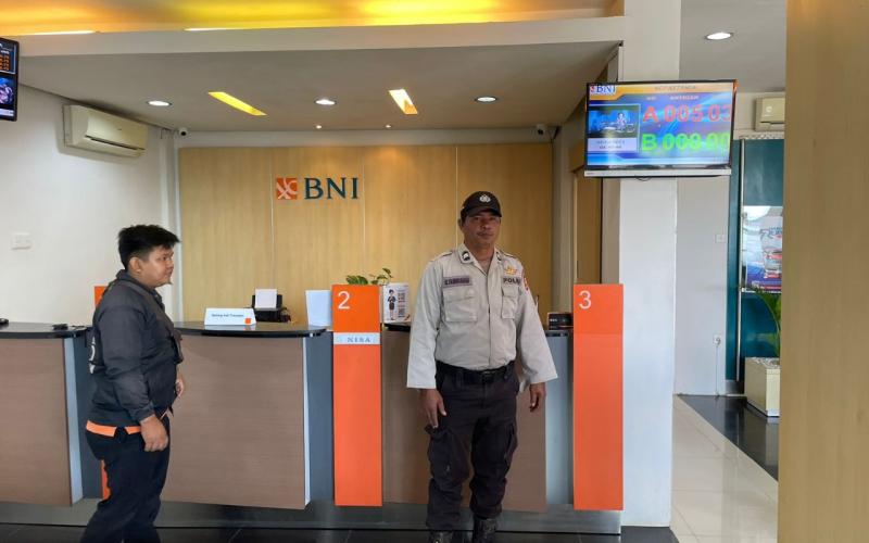 Cegah Kriminalitas, KSPK Bersama Anggota Sambangi BNI di Wilayah Hukum Polsek Ketahun