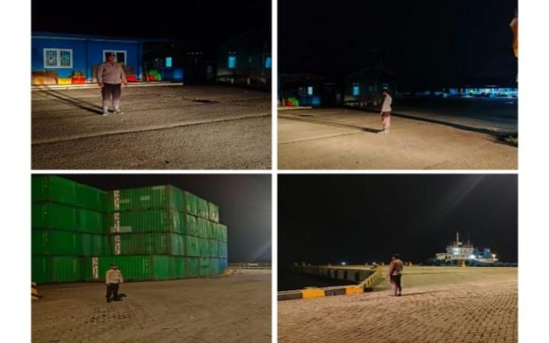 Antisipasi Tindak kejahatan, Polsek KSKP Pulau Baai Patroli Mobiling 