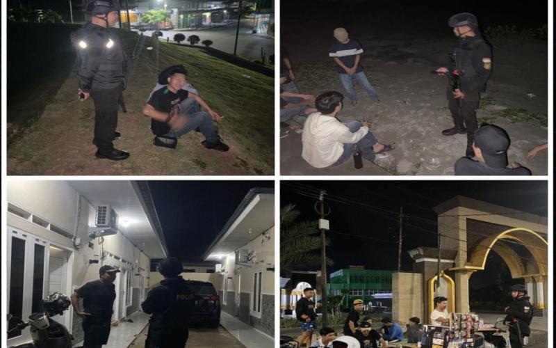Sat Sampata Polresta Bengkulu Patroli dan Sampaikan Imbauan Kamtibmas
