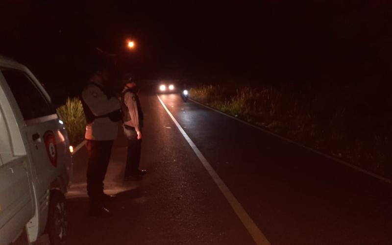 Wujudkan Rasa Aman, Polsek PUT Rutinkan Patroli Jalan Lintas Bengkulu – Lubuk linggau