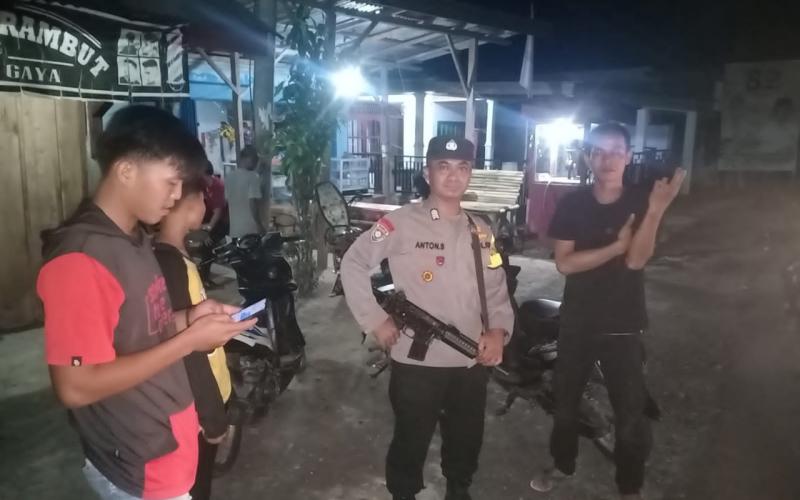 Ciptakan Kamtibmas yang Kondusif, Polsek Padang Guci Hulu Patroli Dialogis