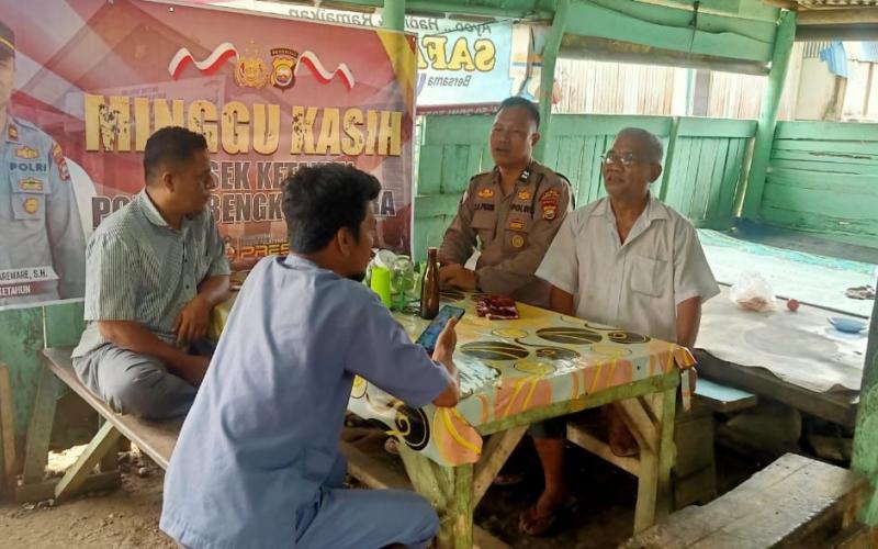 Laksanakan Program Minggu Kasih, Polsek Ketahun Tanpung Aspirasi Masyarakat