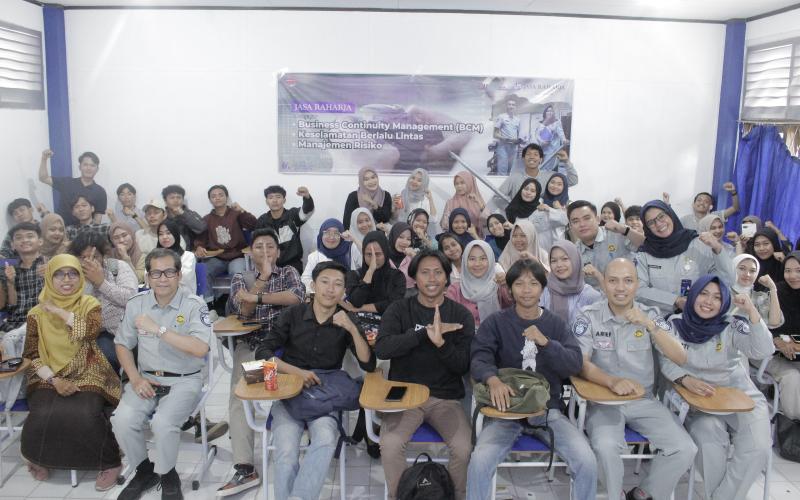 Jasa Raharja Cabang Bengkulu Sampaikan Pengelolaan Manajemen Risiko pada Jasa Raharja Mengajar Batch II di FISIP UNIB