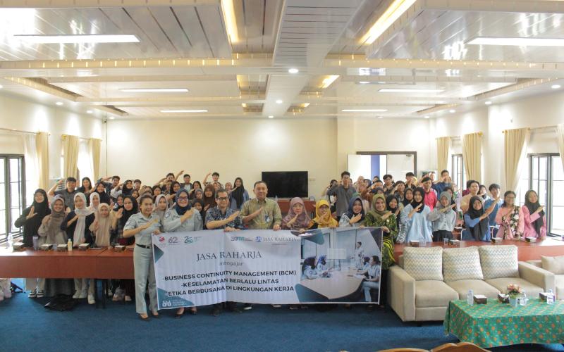 Jasa Raharja Kenalkan Materi “Business Continuity Management (BCM)” pada Pertemuan Jasa Raharja Mengajar di FISIP UNIB