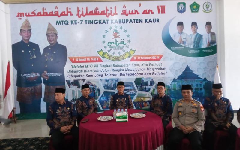 Kapolsek Kaur Selatan Hadiri Pembukaan MTQ Ke VII Tingkat Kabupaten 
