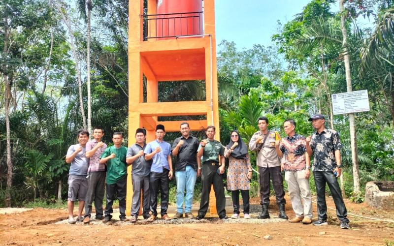 Awasi Pembangunan Desa, Bhabinkamtibmas Polsek Lais Laksanakan Monitoring dan Evaluasi