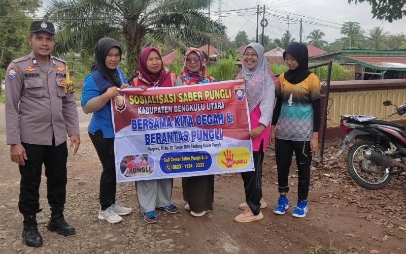 Polsek Padang Jaya Laksankan Sosialisasi Saber Pungli 