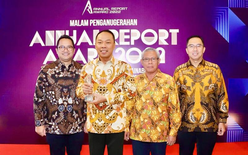 Jasa Raharja Raih Penghargaan Annual Report Award 2022