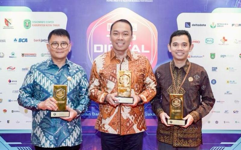 Jasa Raharja Terima Tiga Penghargaan di Ajang TOP Digital Awards 2023