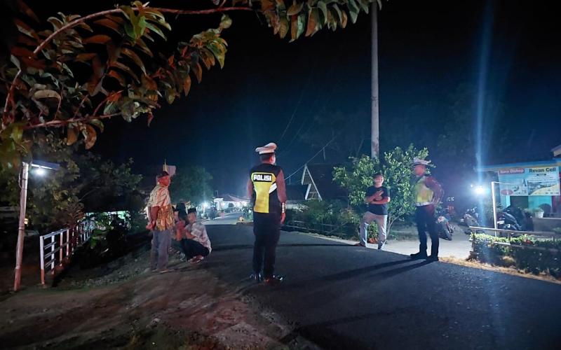 Berikan Rasa Aman dan Nyaman Polisi Giatkan Patroli Malam Hari