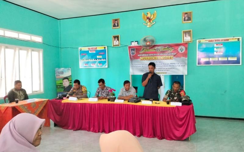 Tingkatkan Peran Polri, Bhabinkamtibmas Hadiri Musrenbang Desa 