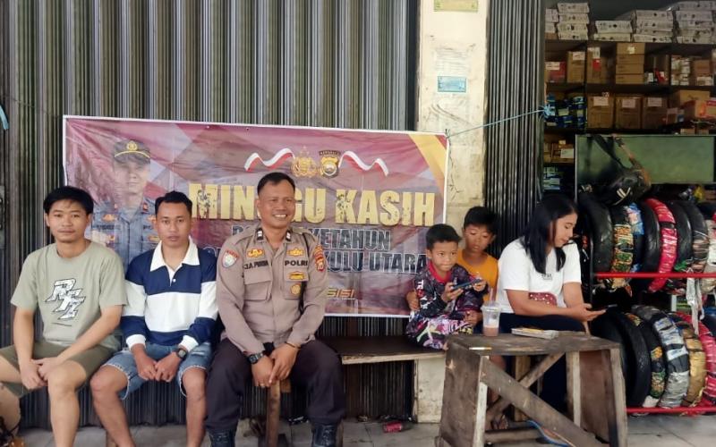 Dengan Program Minggu Kasih, Polsek Ketahun Dengar Keluahan Masyarakat