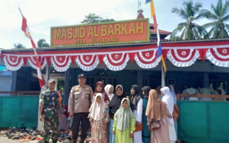 Kanit Binmas Polsek Ketahun Hadiri Pengajian Rutin BKMT Sekecamatan Ketahun