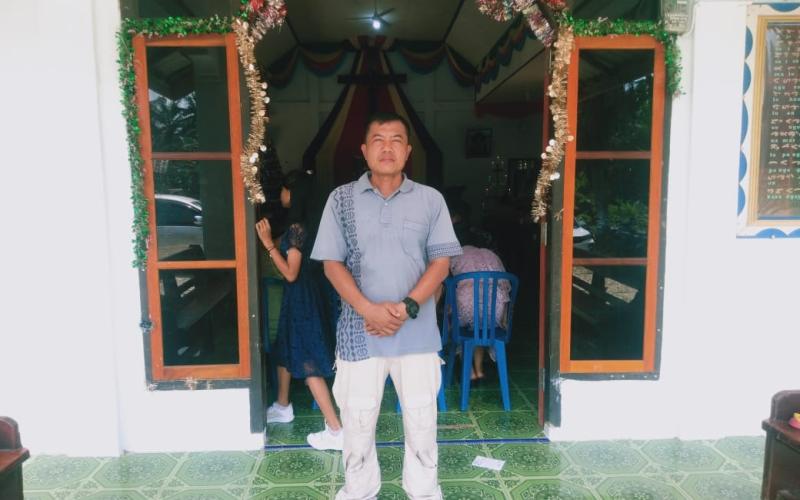 Pastikan Ibadah Natal di Desa Pasar Ketahun Berjalan Aman, Polisi Lakukan Patroli dan Pengamanan