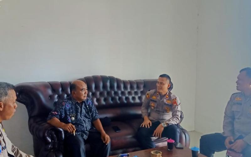 Melalui Cooling System, Ketahun Sampaikan Pesan Kamtibmas kepada Camat