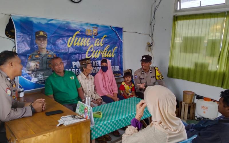 Polsek Ketahun Melaksanakan Jumat Curhat Bersama Warga dan Tampung Keluhan Warga