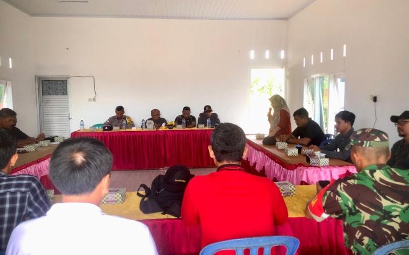 Polsek Ketahun Hadiri Rakor Persiapan Pemilu 2024