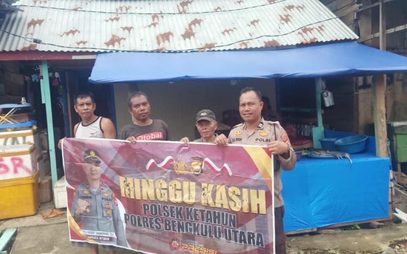 Minggu Kasih, Polsek Ketahun Dengar Keluhan Masyarakat