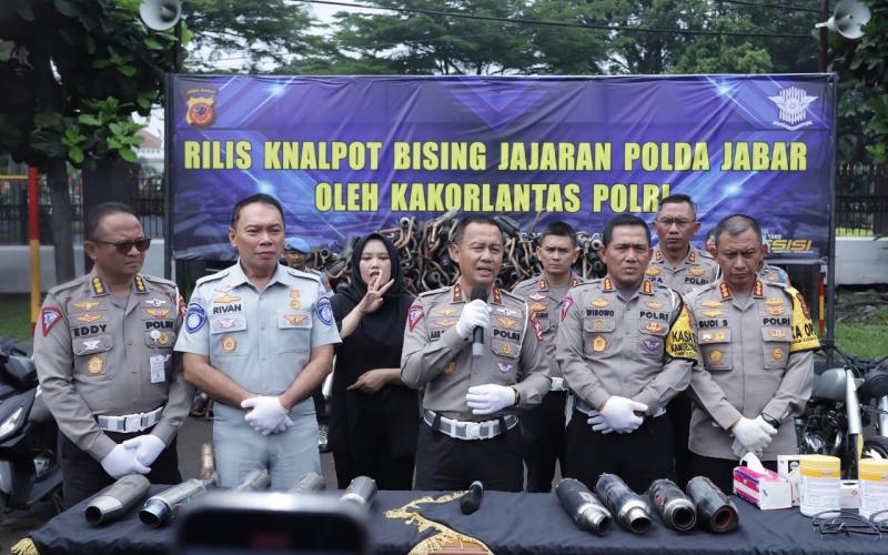 Jasa Raharja Dukung Upaya Korlantas Polri Tangani Penggunaan Knalpot Brong