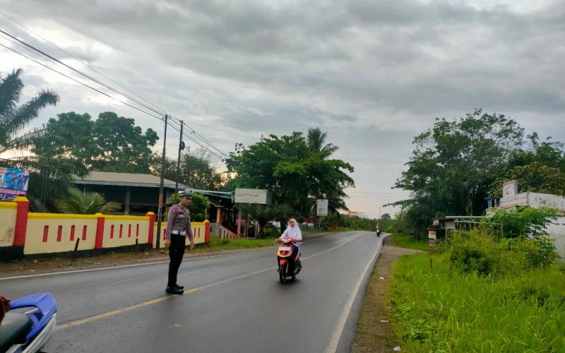 Cegah Kemacetan, Polsek Ketahun Laksanakan MTC di Wilayah Hukum Polsek Ketahun