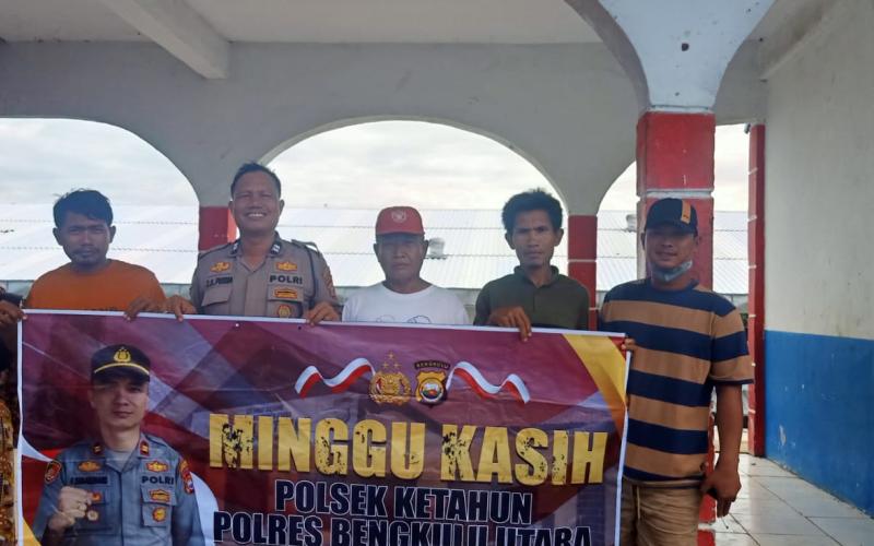 Melalui Program Minggu Kasih, Polsek Ketahun Dengar Keluhan Masyarakat